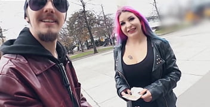 Big Tits Teen Goes For A Ride With The Van Around Berlin